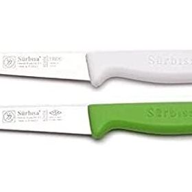 Sürbisa 61004 2'li Yeşil-Beyaz Bıçak Seti