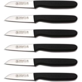 Sürbisa 61007 Siyah Saplı 6 Parça Meyve Bıçağı