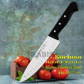 Sürbisa 61090 Sürmene 22 cm Hava Kanallı Şef Aşçı Bıçağı