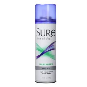 Sure Unscented Aerosol Anti-Perspirant 177 ml Kokusuz Deodorant