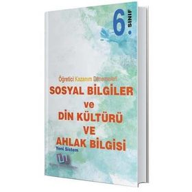 Süreç Yayın Dağıtım 6. Sınıf Sosyal Bilgiler ve Din Kültürü Ahlak Bilgisi Öğretici Kazanım Denemeler