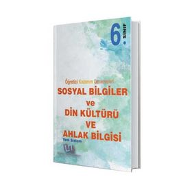 Süreç Yayın Dağıtım 6. Sınıf Sosyal Bilgiler ve Din Kültürü Ahlak Bilgisi Öğretici Kazanım Denemeler