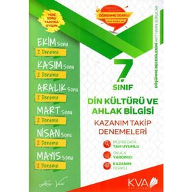Süreç Yayın Dağıtım 7. Sınıf Sosyal Bilgiler ve Din Kültürü Ahlak Bilgisi Öğretici Kazanım Denemeler