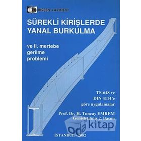 SÜREKLİ KİRİŞLERDE YANAL BURKULMA - H. TUNCAY EMREM