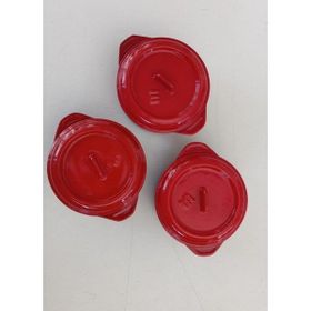 Sürel 3'lü 12 cm Güveç Tencere Seti