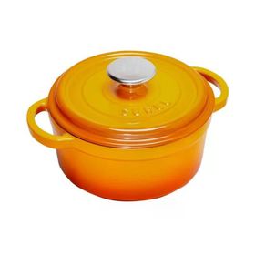 Sürel Degrade Turuncu 20 CM Yuvarlak Tencere