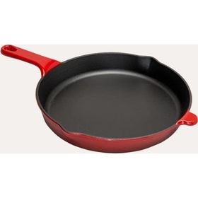 Sürel Kırmızı 27 CM Dayanıklı Döküm Kızartma Tavası