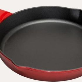 Sürel Kırmızı 27 CM Dayanıklı Döküm Kızartma Tavası