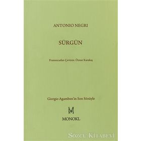 SÜRGÜN - ANTONIO NEGRI