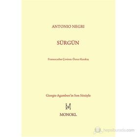 SÜRGÜN - ANTONIO NEGRI
