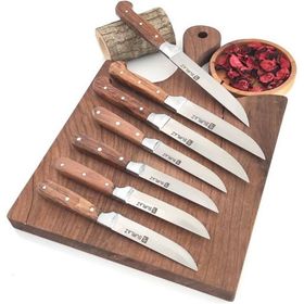 Sürlaz Handmade Meyve Sebze Ekmek 7 Parça Bıçak Seti
