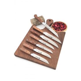 Sürlaz Handmade Meyve Sebze Ekmek 7 Parça Bıçak Seti