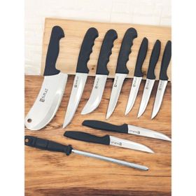 Sürlaz Sürmene 10 Parça Mutfak Et Ekmek Sebze Mulberry Series Bıçak Seti