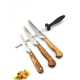 Sürlaz Sürmene Et Ekmek Sebze Meyve Mutfak 4 Parça Bıçak Set