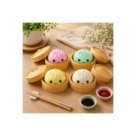 Sürpriz Renkli Çin Mantısı Rainbow Mystery Squishy Bun Dumpling Squishy