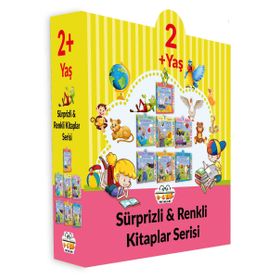 Sürprizli Renkli Kitaplar (2+ Yaş) - 7 Kitap Set - 0-6 Yaş Yayınları