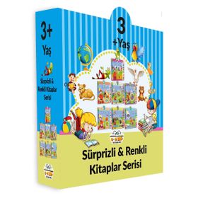 Sürprizli Renkli Kitaplar (3+ Yaş) - 7 Kitap Set - 0-6 Yaş Yayınları