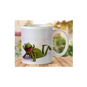 Susam Sokagi Kurbagacik Kermit Pelus Baskılı Kupa