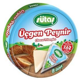 Sütaş 15 gr Üçgen Porsiyon Peynir (8 adet)