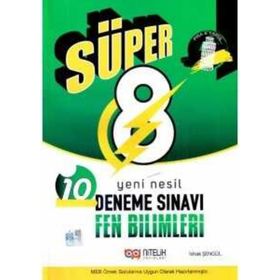 Suumlper 8. Sınıf Fen Bilimleri Yeni Nesil Deneme Sınavı Nitelik Yayınları