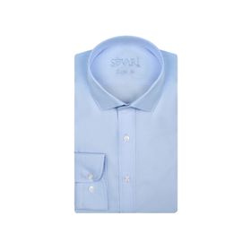 Süvari GM1007100426 Klasik Yaka Slim Fit Düz Mavi Erkek Gömlek