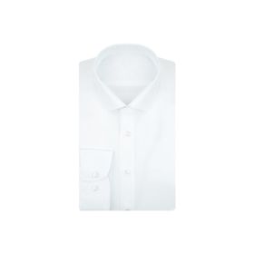 Süvari GM1007100441 Klasik Yaka Slim Fit Düz Beyaz Erkek Gömlek