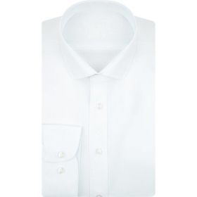 Süvari GM1007100441 Klasik Yaka Slim Fit Düz Beyaz Erkek Gömlek