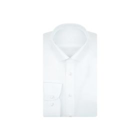 Süvari GM1007100441 Klasik Yaka Slim Fit Düz Beyaz Erkek Gömlek