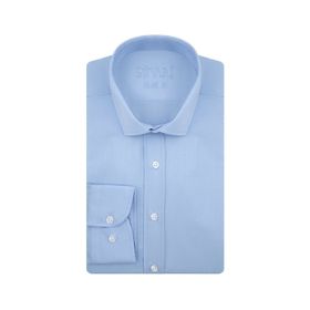 Süvari GM1007100443 Klasik Yaka Düz Mavi Erkek Gömlek