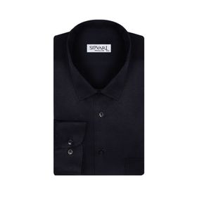 Süvari GM2020564202 Rahat Kalıp Armür Desenli Cepli Lacivert Erkek Gömlek