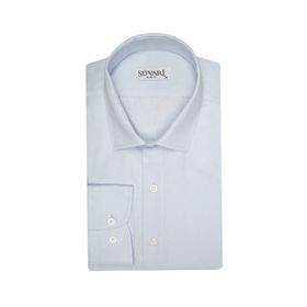 Süvari Slim Fit Açık Mavi Düz Erkek Gömlek