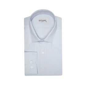 Süvari Slim Fit Açık Mavi Düz Erkek Gömlek