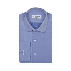 Süvari Slim Fit Armür Desenli Erkek Gömlek