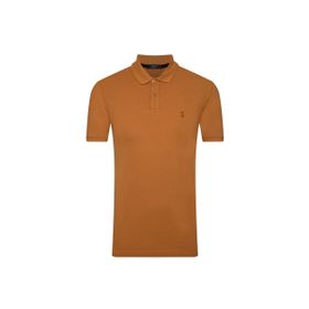 Süvari TS1014000218 Polo Yaka Slim Fit Pike Desenli Bordo Erkek T-shirt