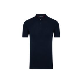 Süvari TS1014000218 Polo Yaka Slim Fit Pike Desenli Bordo Erkek T-shirt
