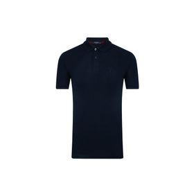 Süvari TS1014000218 Polo Yaka Slim Fit Pike Desenli Bordo Erkek T-shirt