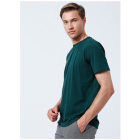 Süvari TS1014000239 O Yaka Düz Haki Erkek T-shirt