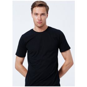 Süvari TS1014000239 O Yaka Düz Koyu Mavi Erkek T-shirt