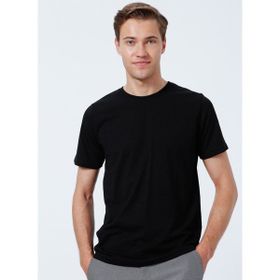 Süvari TS1014000239 O Yaka Düz Koyu Mavi Erkek T-shirt