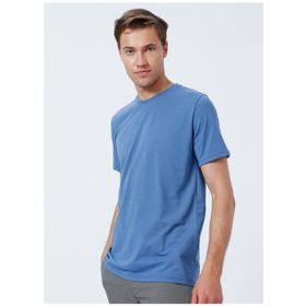 Süvari TS1014000239 O Yaka Düz Mavi Erkek T-shirt