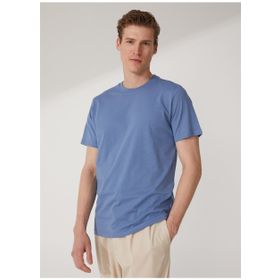 Süvari TS1014000281 O Yaka Düz Mavi Erkek T-Shirt