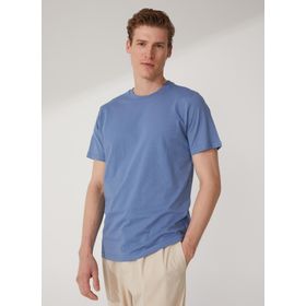 Süvari TS1014000281 O Yaka Düz Mavi Erkek T-Shirt
