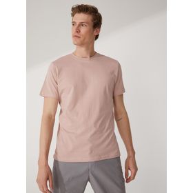 Süvari TS1014000281 O Yaka Düz Pembe Erkek T-Shirt