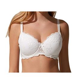 Suwen Linda Lace Balconette Kirli Beyaz Kadın Sütyen