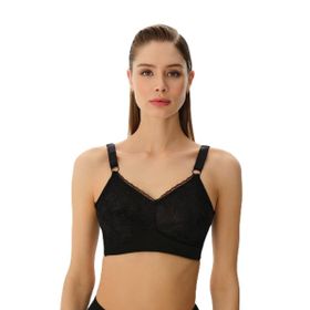 Suwen Miranda BLACK012 Minimizer Siyah Kadın Sütyen