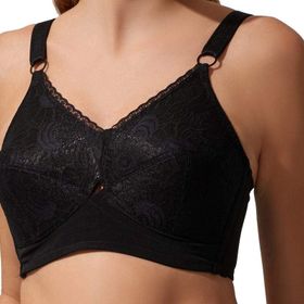 Suwen Miranda BLACK012 Minimizer Siyah Kadın Sütyen