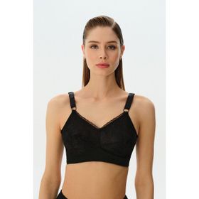Suwen Miranda BLACK012 Minimizer Siyah Kadın Sütyen