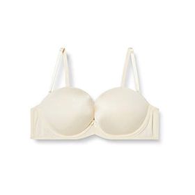 Suwen Super Push-Up Straples Bra Push-Up Bej Kadın Sütyen