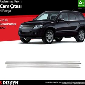 Suzuki Grand Vitara 2007 Üzeri 4 Parça Krom Cam Çıtası