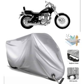 Suzuki LS 650 Savage Siyah Arka Çanta Uyumsuz Ultra Kalın Su Geçirmez Motor Brandası